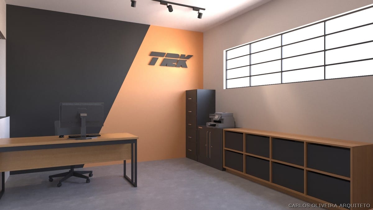 ESCRITÓRIO OFICINA PROJETO INTERIORES