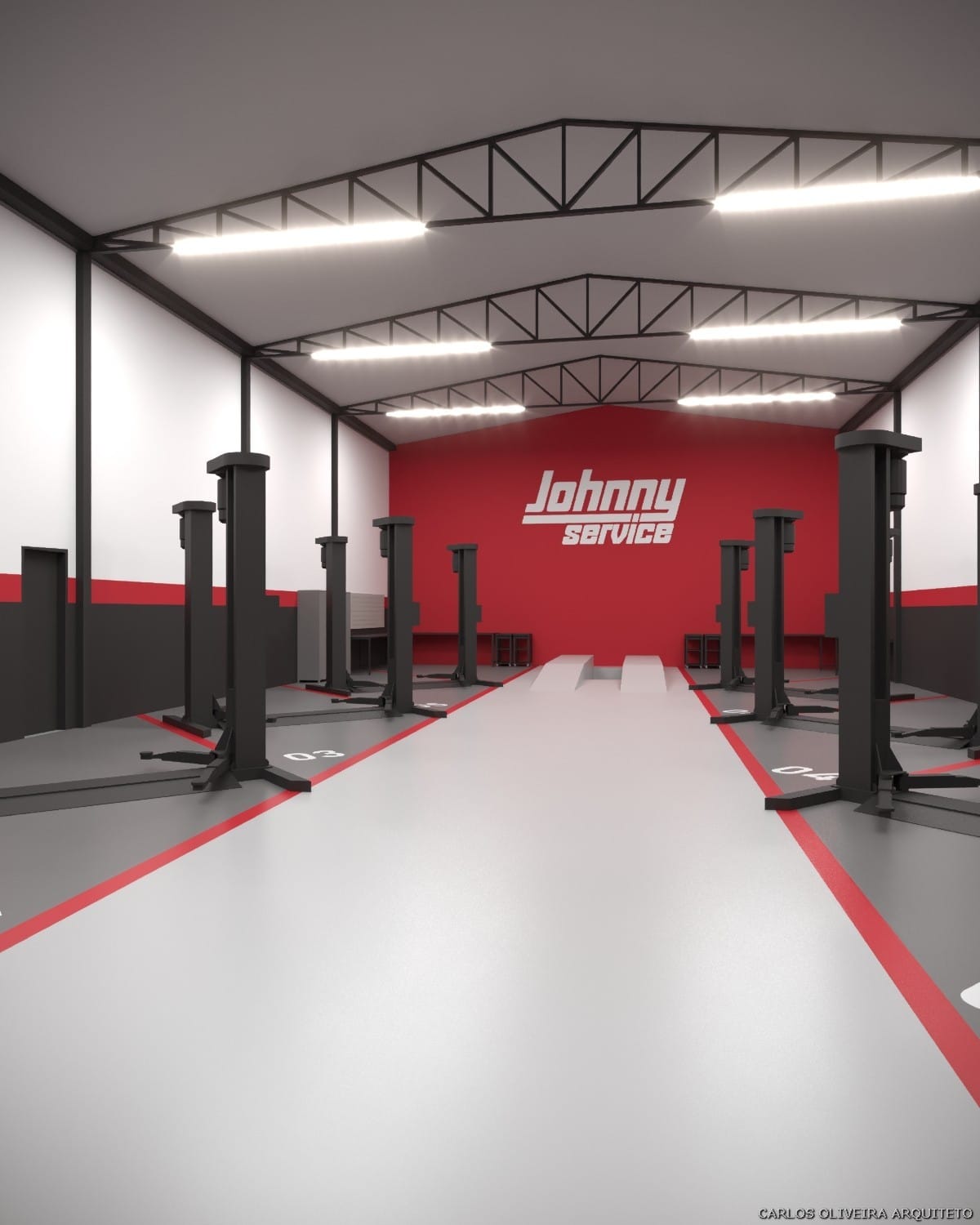 Entrada oficina automotiva