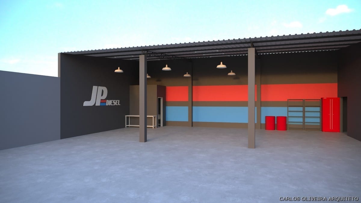area de serviço oficina pesada disel