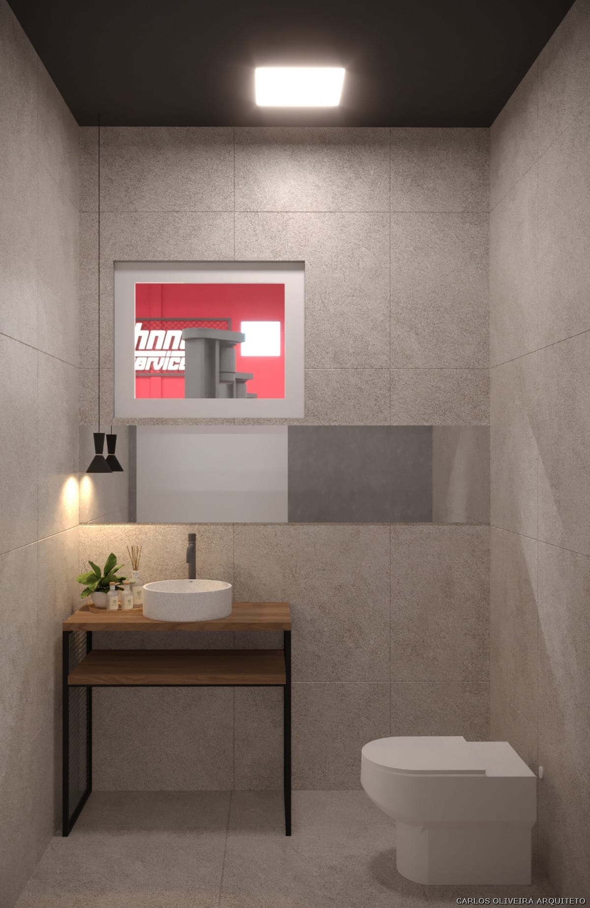 banheiro oficina automotiva clientes