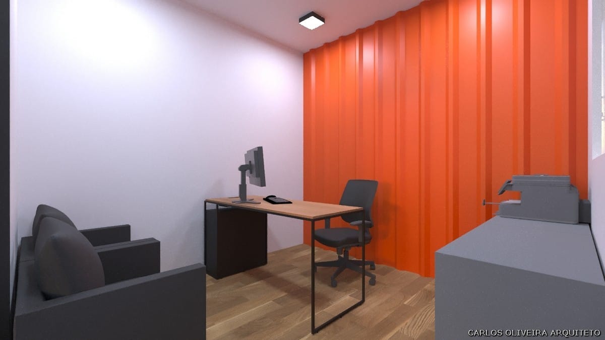 escritório oficina automotiva arquitetura