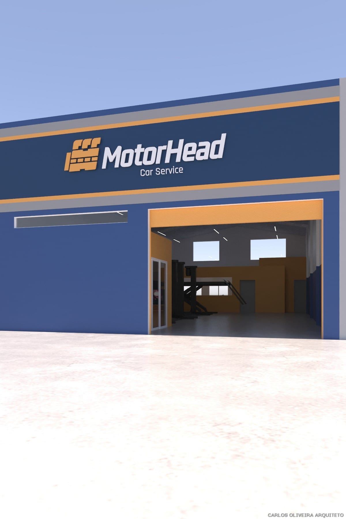 fachada oficina mecânica automotiva