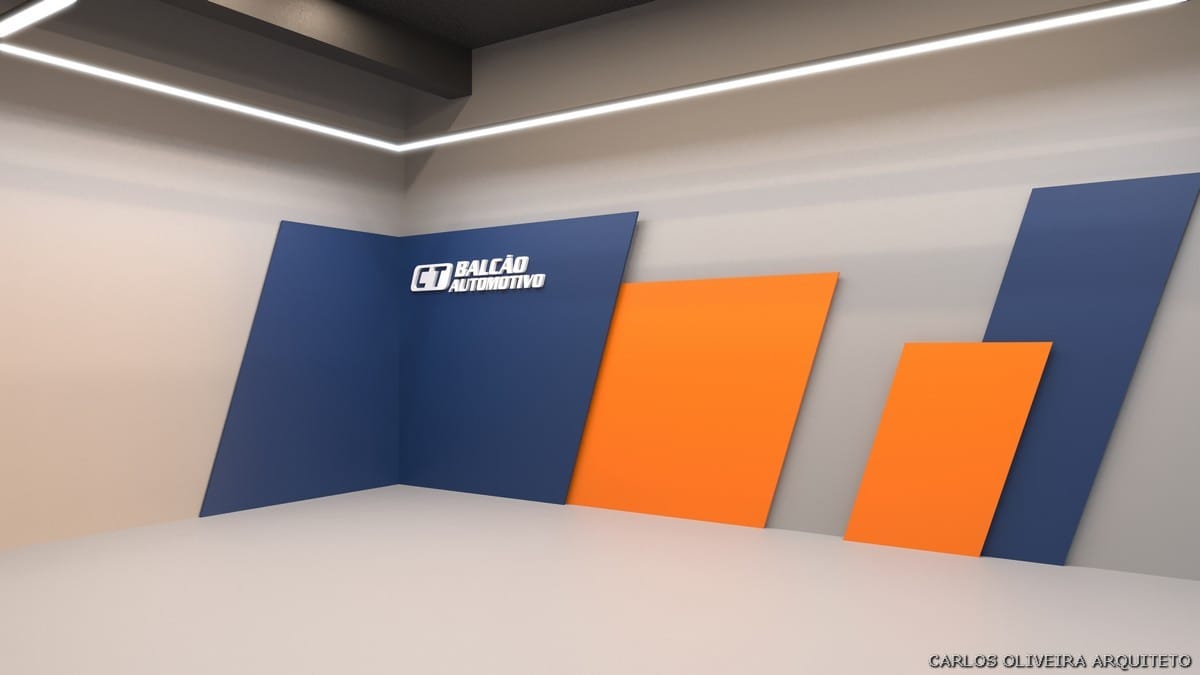 painel expositor oficina escola automotiva