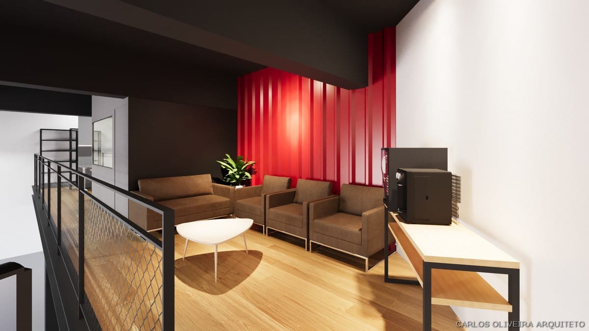 recepção moderna oficina automotiva